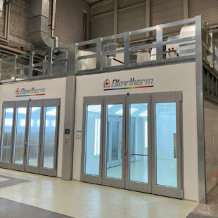 Gruppi termoventilanti copertura cabina di verniciatura