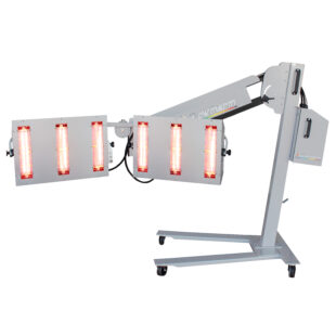 Infrared paint dryer. Sturdy and ergonomic design. Small footprint.