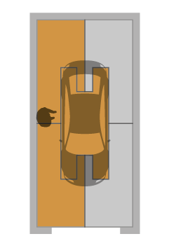 Schema funzionamento UAS laterale sinistro Schema funzionamento UAS laterale sinistro