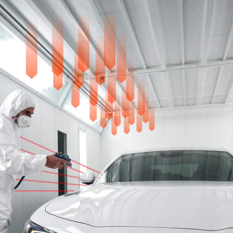 ultra-air-speed ventilation system Zoned airflow. Laser controls. Reduction of energy consumption.