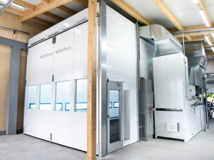 Cabina di verniciatura space