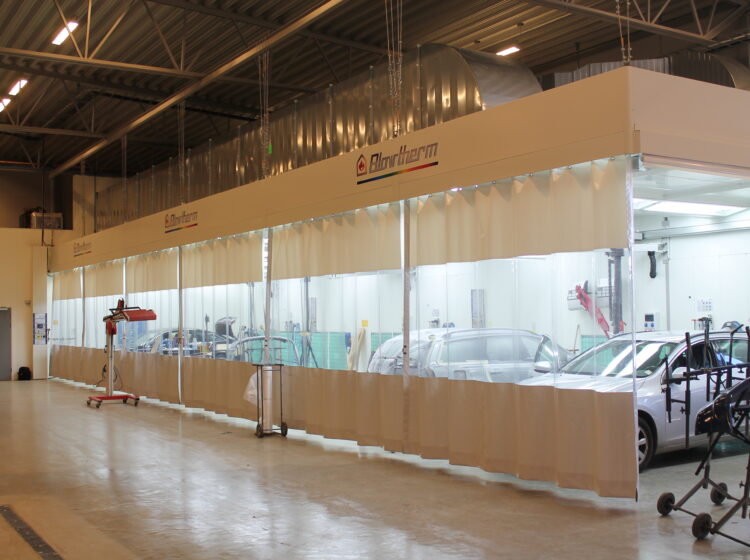 Impianto di verniciatura per carrozzeria completo