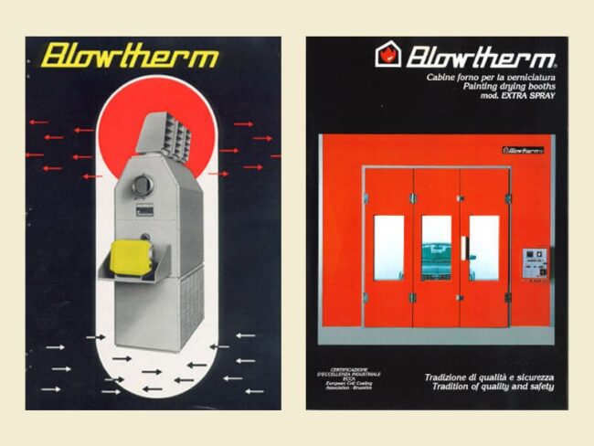 Historische Produkte Blowtherm Tradition of quality and safety.