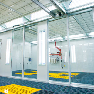 Blowtherm High Tech Preparation-Bays with natural LED Lighting and IR_UV Paint Cure Systems