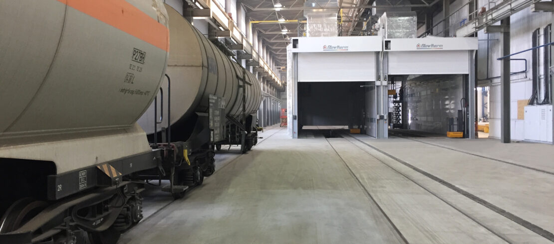 impianto verniciatura per treni