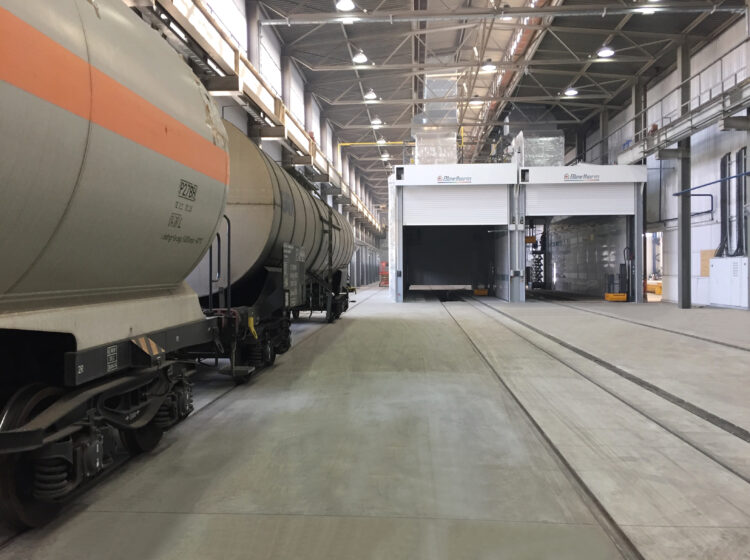 impianto verniciatura per treni