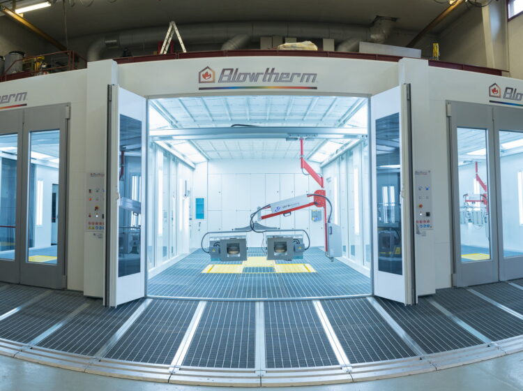 Zona di preparazione con lampade IR Zona di preparazione