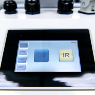 Electronic controls for switching between infrared and UV curing - Blowtherm
