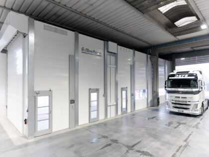 Cabina verniciatura industriale