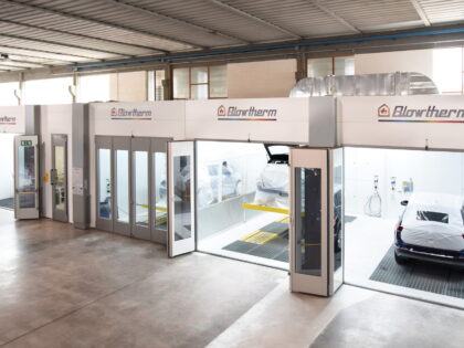 Cabine di verniciatura automotive