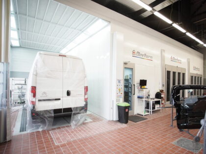 Zona di preparazione per van e furgoni