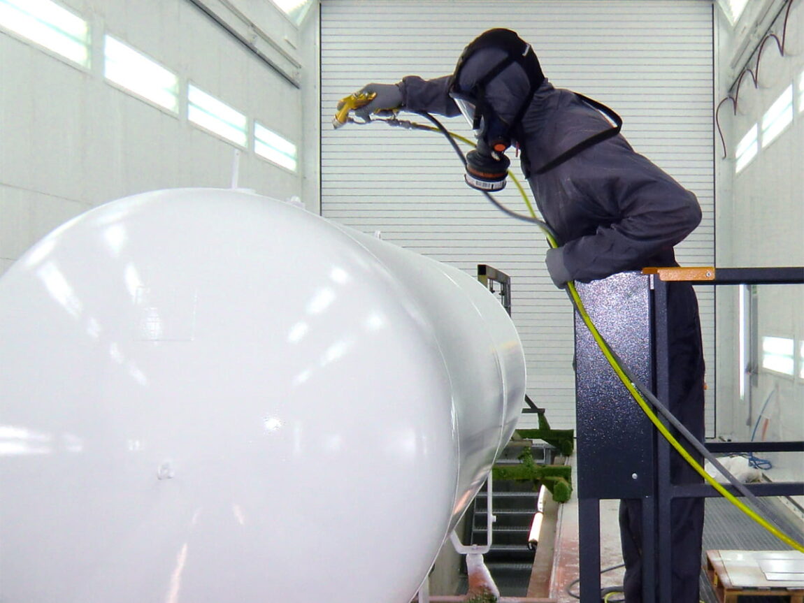 Verniciatura industriale in completa sicurezza