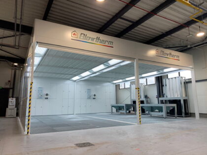 Preparation bays for carbon fibre processing