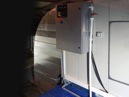 Humifidication in aeronautic component spray painting - Blowtherm