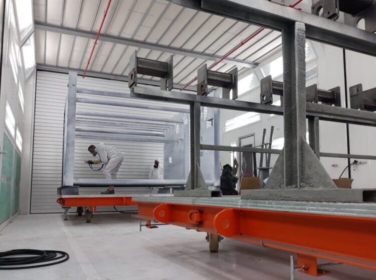 cabina verniciatura carpenteria metallica