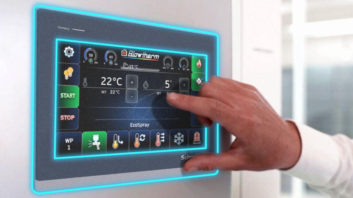PLC increased painting efficiency PLC touch control painting parameters