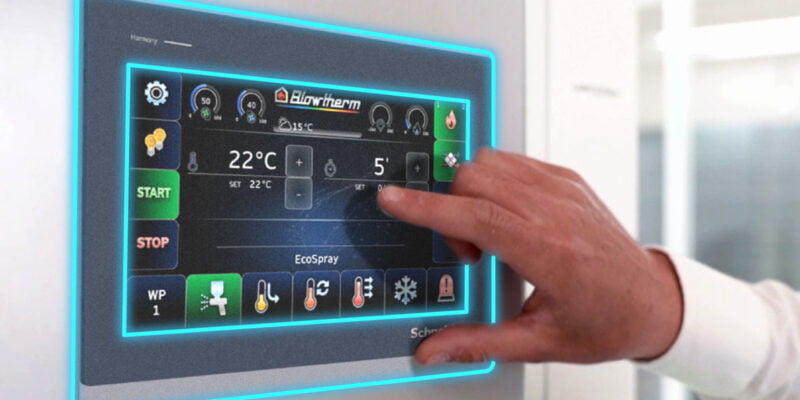 PLC control painting parameters
