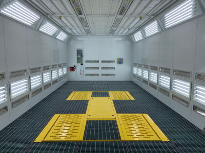 Cabina di verniciatura elettrica