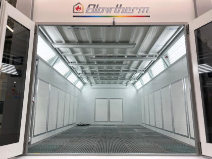 Cabina di verniciatura endotermica