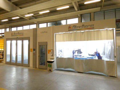 Verniciatura efficiente plastica