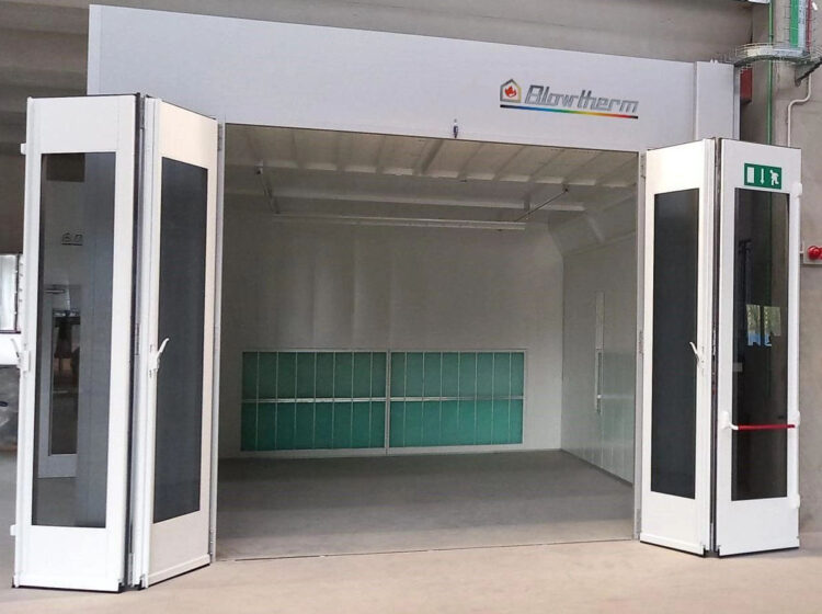 Cabina di verniciatura full electric
